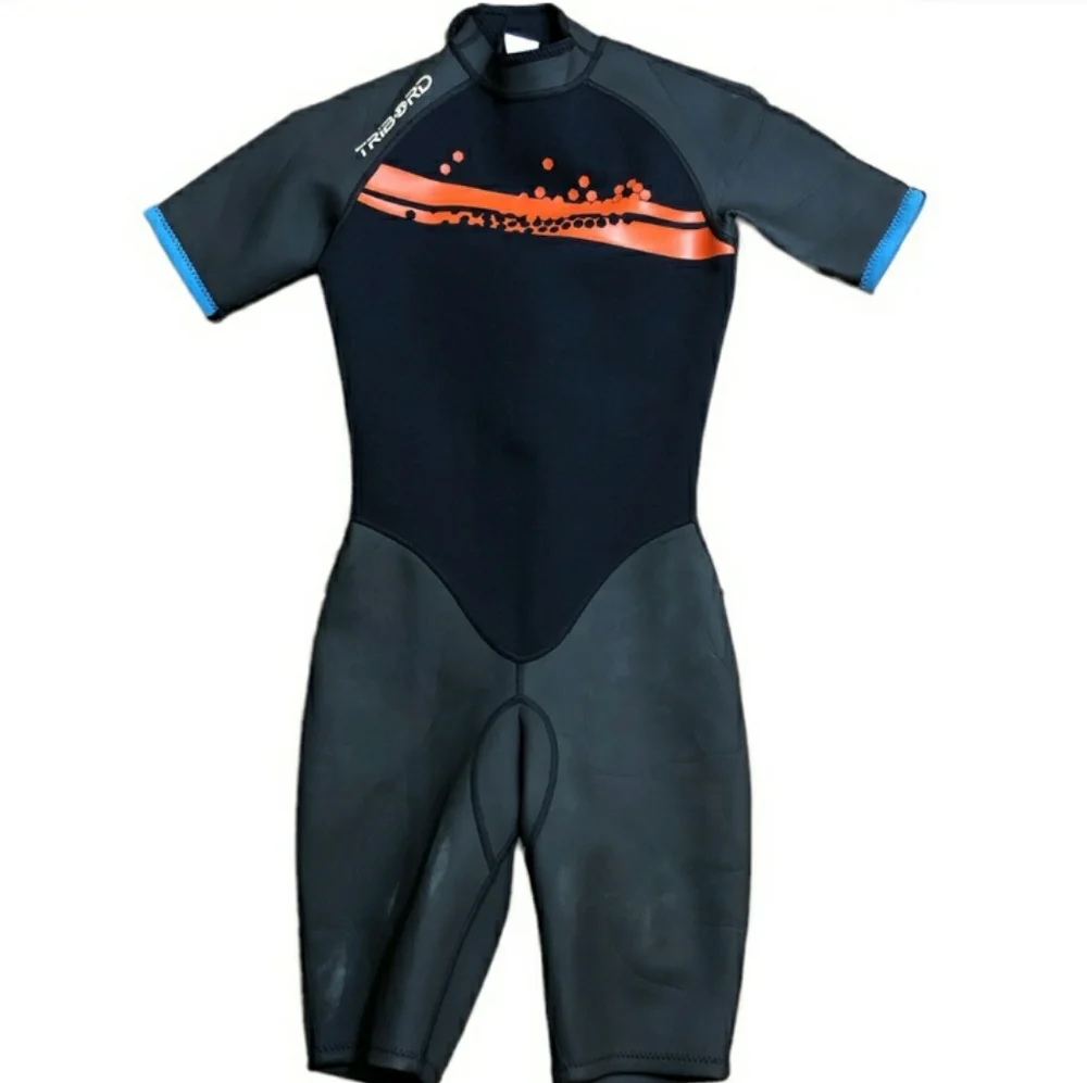 TRIBORD DECATHLON CREATIONS Short Wetsuit Youth Size 14.EUC!